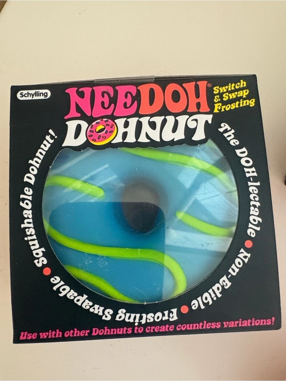 5 Schylling Needoh Dohnut, Pizza,GlowyGhost,Gumdrop,WorldsSmallestNeedoh.Fastsaf